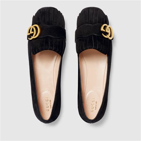 gucci ballerina scarpe nera|Gucci Ballet flats and ballerina shoes for Women .